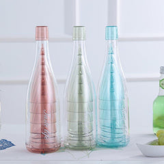 Reusable Plastic Champagne Flutes with Container - Wedding Birthday Party