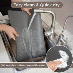 Coffee Mat Absorbent Dish Drying Mat For Kitchen Counter Coffee Bar Accessories