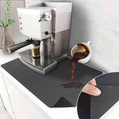 Coffee Mat Absorbent Dish Drying Mat For Kitchen Counter Coffee Bar Accessories