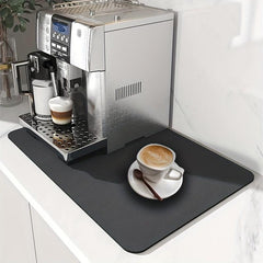 Coffee Mat Absorbent Dish Drying Mat For Kitchen Counter Coffee Bar Accessories