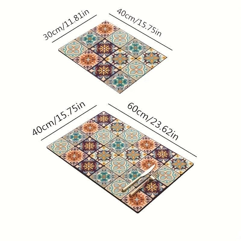 Coffee Machine Absorbent Mat Kitchen Countertop Drain Mat