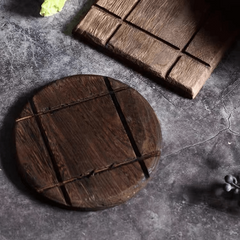 Wooden Trivet Hot Dish Pad Thick Heat Insulation Mat Tea Holder