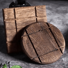 Wooden Trivet Hot Dish Pad Thick Heat Insulation Mat Tea Holder