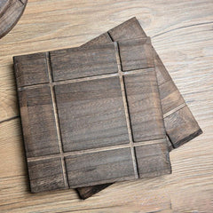 Wooden Trivet Hot Dish Pad Thick Heat Insulation Mat Tea Holder