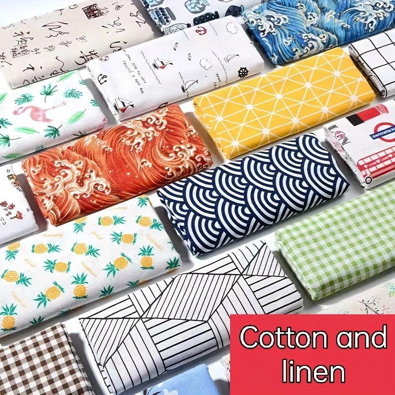 Small Fresh Style Linen Blend Tablecloth Lock Edge Waterproof Table Cloth