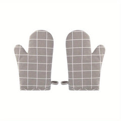 Kitchen Anti scalding Gadget Baking Oven Mitts and Pot Mat Heat Resistant