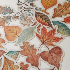 Leaf Print Placemat Round Table Mat Washable Anti-scalding Heat Insulation Pad