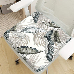Thickened Sponge Plant Flower Leaf Seat Cushion for Work Chair