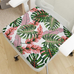 Thickened Sponge Plant Flower Leaf Seat Cushion for Work Chair