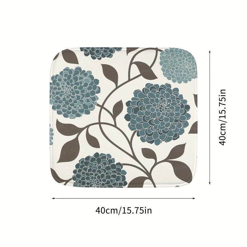 Thickened Sponge Plant Flower Leaf Seat Cushion for Work Chair