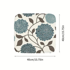 Thickened Sponge Plant Flower Leaf Seat Cushion for Work Chair