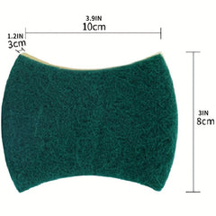 Microfiber Dish Cloths Double Sided Sponge Scouring Pads Kitchen Cleaning Tools