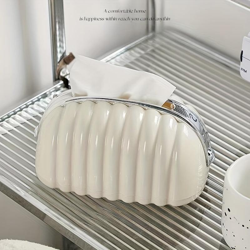 Tissue Box Light Coffee Table Cream