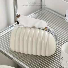 Tissue Box Light Coffee Table Cream