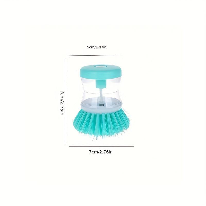 Kitchen Dishwashing Liquid Brush Lightweight Round PET Dish Cloth