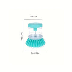 Kitchen Dishwashing Liquid Brush Lightweight Round PET Dish Cloth