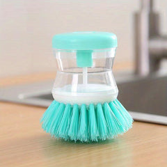 Kitchen Dishwashing Liquid Brush Lightweight Round PET Dish Cloth