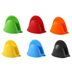 2pcs Silicone Cooking Pinch Grips Anti-scalding Heat-resistant Gloves