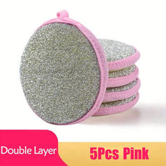 Double Sided Dishwashing Sponge Set Household Cleaning Tools