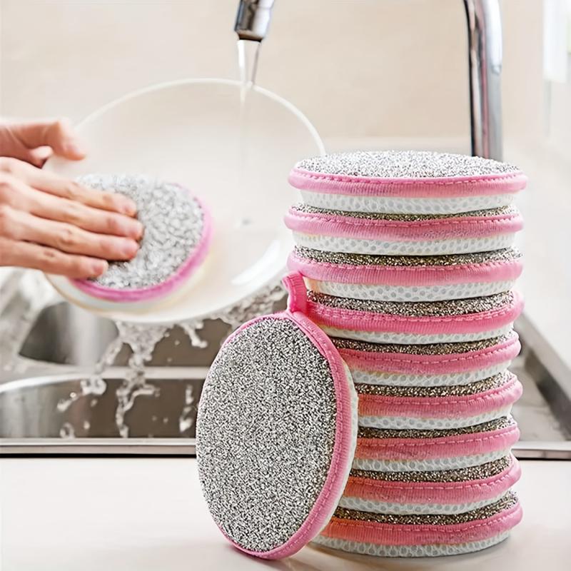 Double Sided Dishwashing Sponge Set Household Cleaning Tools