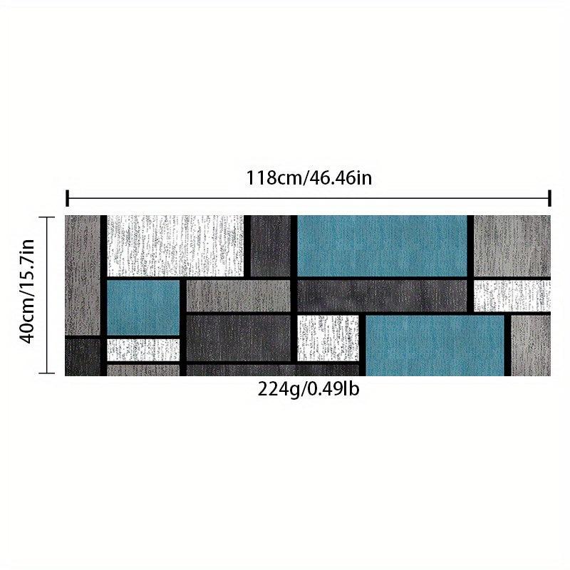 Geometric Pattern Kitchen Rugs Absorbent Non Slip