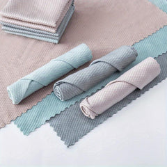 Fish Scale Rag Scouring Pad Dish Towel for Sink Kitchen Stove