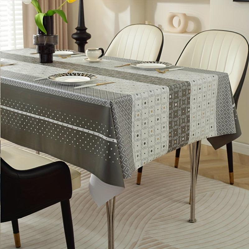 Nordic Coffee Table Cover Waterproof PVC Tablecloth