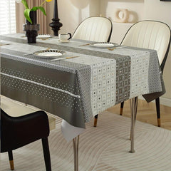 Nordic Coffee Table Cover Waterproof PVC Tablecloth