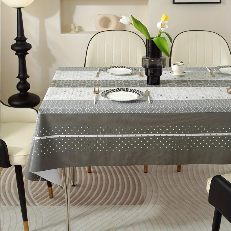Nordic Coffee Table Cover Waterproof PVC Tablecloth