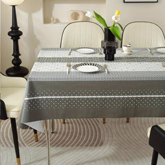 Nordic Coffee Table Cover Waterproof PVC Tablecloth