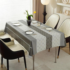 Nordic Coffee Table Cover Waterproof PVC Tablecloth
