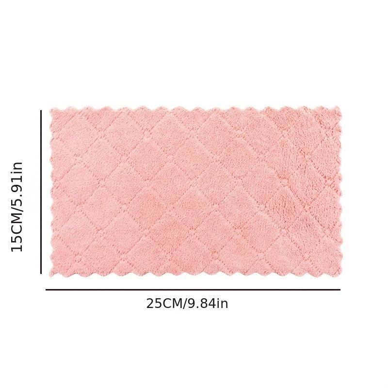 12pcs Microfiber Dish Cloths Soft Absorbent Towels Stain Removal