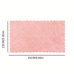 12pcs Microfiber Dish Cloths Soft Absorbent Towels Stain Removal