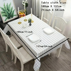 Waterproof Polyester Tablecloth for Picnic or Holiday Party