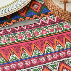Bohemian Style Tassel Lace Tablecloth Waterproof Table Cover
