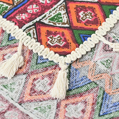 Bohemian Style Tassel Lace Tablecloth Waterproof Table Cover