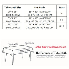 Bohemian Style Tassel Lace Tablecloth Waterproof Table Cover