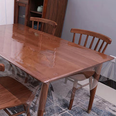 1pc Thicken PVC Clear Tablecloth Waterproof Resistant Table Protection