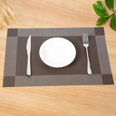 4pcs Heat Resistant Rectangular Placemats for Kitchen Dining Table