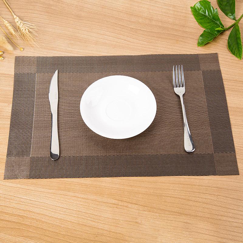 4pcs Heat Resistant Rectangular Placemats for Kitchen Dining Table