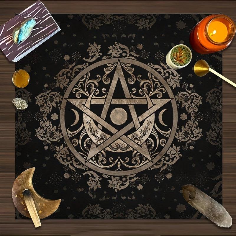 Astrology Altar Cloth Zodiac Tarot Table Cover Starry Tarb Twelve Constellations