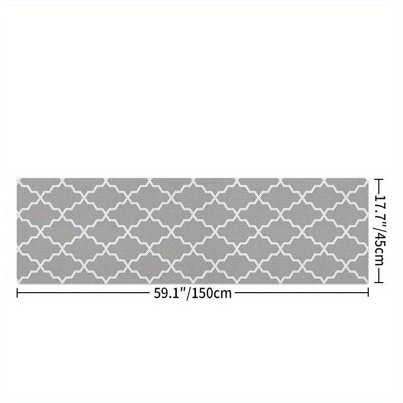 DEXI Kitchen Rug Cushioned Anti Fatigue Comfort Mat Non Slip Stain Resistant