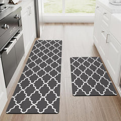 DEXI Kitchen Rug Cushioned Anti Fatigue Comfort Mat Non Slip Stain Resistant