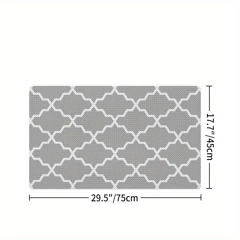 DEXI Kitchen Rug Cushioned Anti Fatigue Comfort Mat Non Slip Stain Resistant