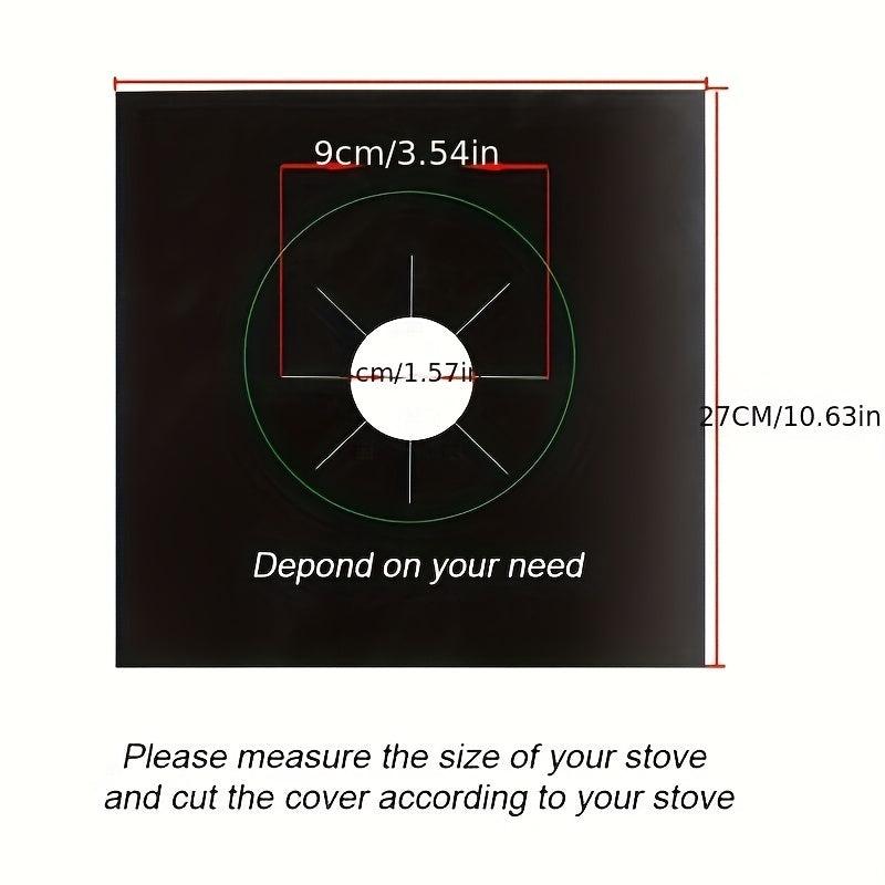 4pcs Stove Protector Upgraded Thickness 0 12mm Reusable Gas Stove Cover