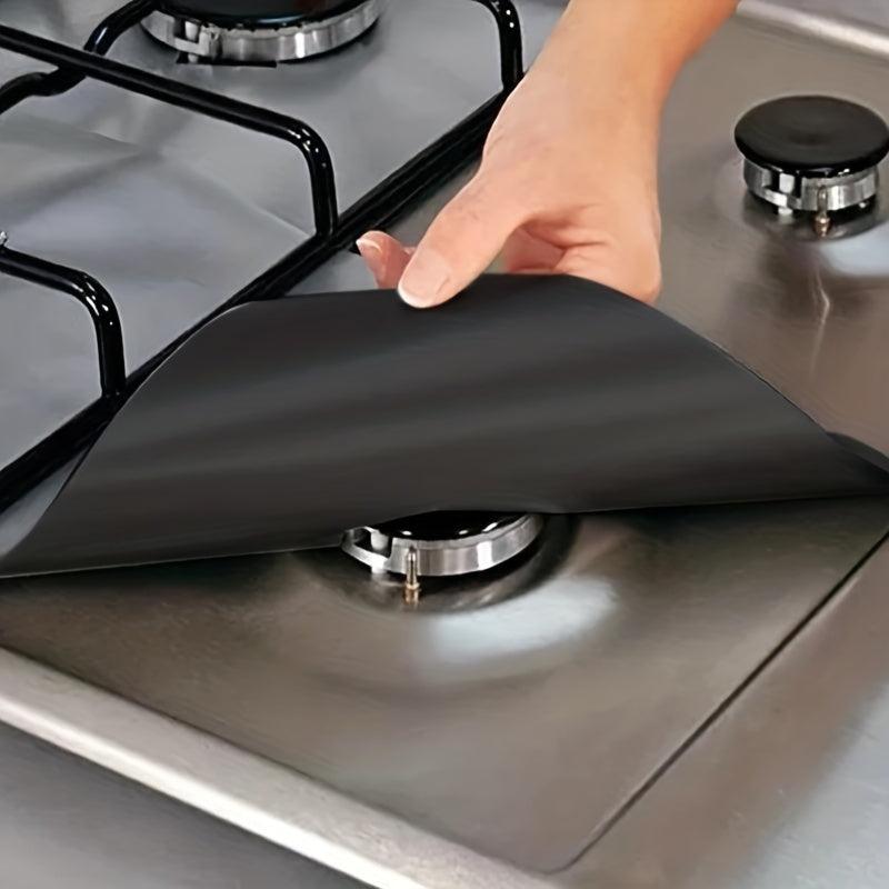4pcs Stove Protector Upgraded Thickness 0 12mm Reusable Gas Stove Cover
