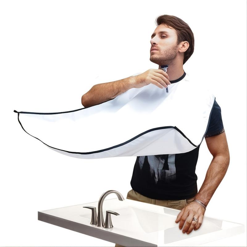 Beard Bib Apron Hair Catcher Shaving Non Stick Beard Shave Cape