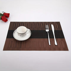 Set of 4 Woven Placemats Durable for Dining Table