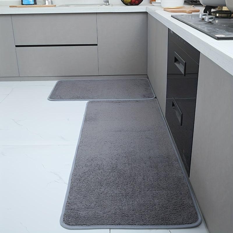 Anti Fatigue Kitchen Rug Absorbent Non Slip Stain Resistant Waterproof Floor Mat