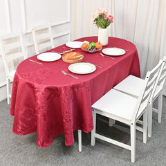 Polyester Jacquard Tablecloth- Home Dinner Decor